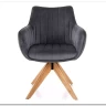 Стул кухонный Signal AZALIA D Velvet Bluvel 14 поворотный (серый/дуб) заказать по цене 21 209 руб. в Омске