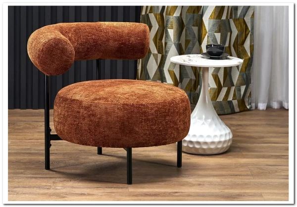 Кресло HALMAR HAZARD корица/черный заказать по цене 27 511 руб. в Омске