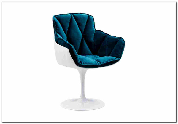 Кресло DС-1571D Marin blue fabric 7033-29 заказать по цене 25 800 руб. в Омске