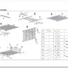Кровать Halmar VIOLETTA (черешня античная/черный) 140/200 заказать по цене 37 223 руб. в Омске