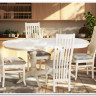 Стул DOLCE мягкое сидение бук, ivory white, велюр Tenerife Ultimate grey заказать по цене 9 920 руб. в Омске