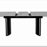 Стол RASMUS 160 TL-45 Белый мрамор, испанская керамика / черный каркас, DISAUR заказать по цене 95 250 руб. в Омске