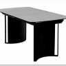 Стол RASMUS 160 TL-45 Белый мрамор, испанская керамика / черный каркас, DISAUR заказать по цене 95 250 руб. в Омске