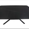 Стол обеденный Signal VECTOR Ceramic 180 (черный/черный)  заказать по цене 81 244 руб. в Омске