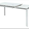 Стол CORNER 120 MATTE STATUARIO Белый мрамор матовый керамика, стекло/ белый каркас заказать по цене 59 400 руб. в Омске