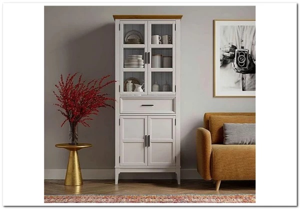 Шкаф для посуды Квадро-С 221-185 заказать по цене 57 390 руб. в Омске