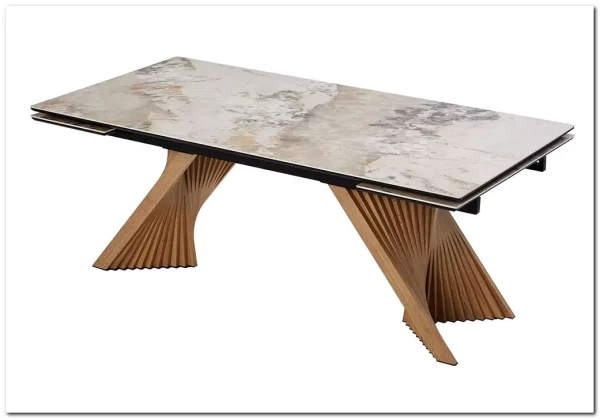 Стол МАНХЭТТЕН 200 PANDORA, керамика / Дуб Галифакс заказать по цене 101 100 руб. в Омске