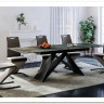 Стол обеденный Signal WESTIN Ceramic 160 раскладной (бирюзовый Ossido Verde/черный мат) заказать по цене 162 704 руб. в Омске