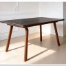Стол обеденный Halmar LOZANO (черный мрамор/ореховый) заказать по цене 68 406 руб. в Омске