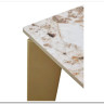 Стол CORNER 120 GLOSS LUXURY PANDORA SOLID CERAMIC / шампань, ®DISAUR заказать по цене 71 450 руб. в Омске