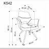 Стул кухонный Halmar K542 (серый/черный) заказать по цене 19 025 руб. в Омске