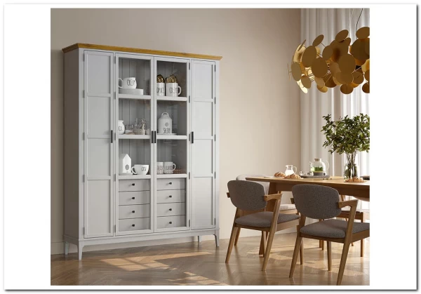 Шкаф для книг Квадро-С 422Ф/04 из массива сосны заказать по цене 129 540 руб. в Омске