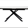 Стол RIVOLI 140 MATT WHITE MARBLE SOLID CERAMIC / BLACK заказать по цене 74 900 руб. в Омске