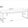 Стол обеденный Halmar CANDIDO 160 раскладной (дуб вотан/черный) заказать по цене 85 548 руб. в Омске