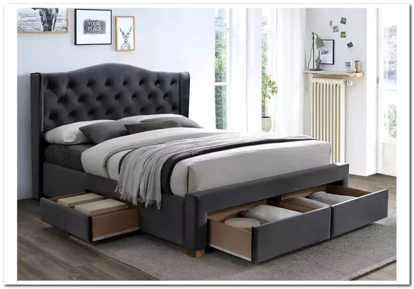 Кровать ASPEN II VELVET BLUVEL 14 160/200 Signal заказать по цене 82 622 руб. в Омске