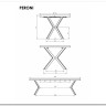 Стол обеденный Halmar PERONI 100 раскладной (дуб золотой/черный) заказать по цене 92 288 руб. в Омске