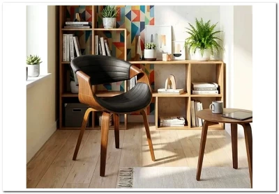 Стул кухонный Halmar K544 (черный/орех)