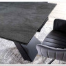 Стол обеденный Signal SALVADORE Ceramic 180 раскладной (серый мрамор/черный мат) заказать по цене 152 730 руб. в Омске