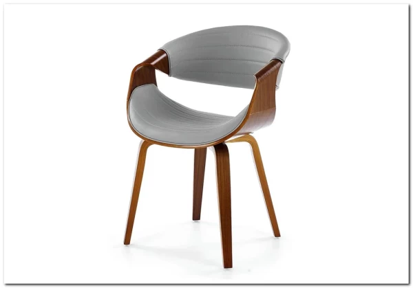 Стул кухонный Halmar K544 (серый/орех) заказать по цене 19 783 руб. в Омске