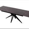 Стол FORIO 160 MATT BLACK MARBLE SINTERED STONE/ BLACK заказать по цене 88 950 руб. в Омске