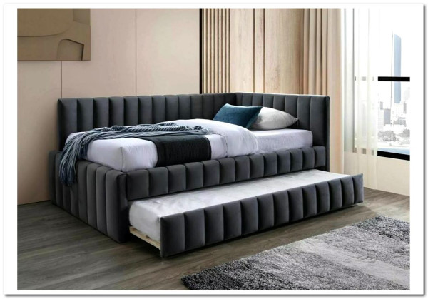 Кровать SIGNAL ALFIE Velvet Bluvel 14 темно-серый, 120/200 заказать по цене 83 114 руб. в Омске