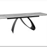 Стол обеденный Signal DIUNA Ceramic 160 раскладной (Statuario Venato белый/черный мат) заказать по цене 166 934 руб. в Омске