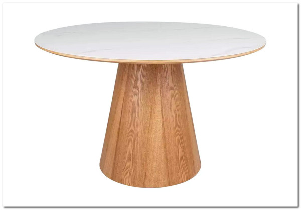 Стол обеденный Signal ANGEL Ceramic 120 (белый/дуб) заказать по цене 70 299 руб. в Омске