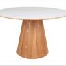 Стол обеденный Signal ANGEL Ceramic 120 (белый/дуб) заказать по цене 70 299 руб. в Омске