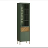 Витрина Siena REG1W1D1S дымчатый зеленый/дуб вотан BRW заказать по цене 28 950 руб. в Омске