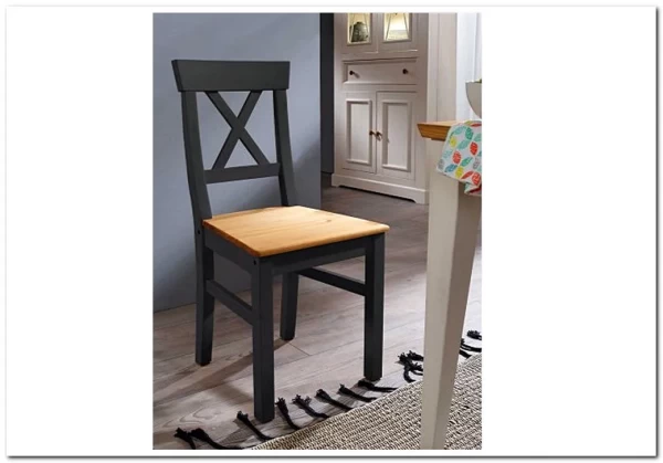 Стул Форест серый 7012/бейц-масло по цене 6 791 руб. в магазине Другая Мебель в Омске