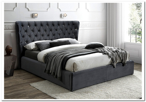 Кровать Signal CARVEN VELVET BLUVEL 14 (серый) 160/200 заказать по цене 87 225 руб. в Омске
