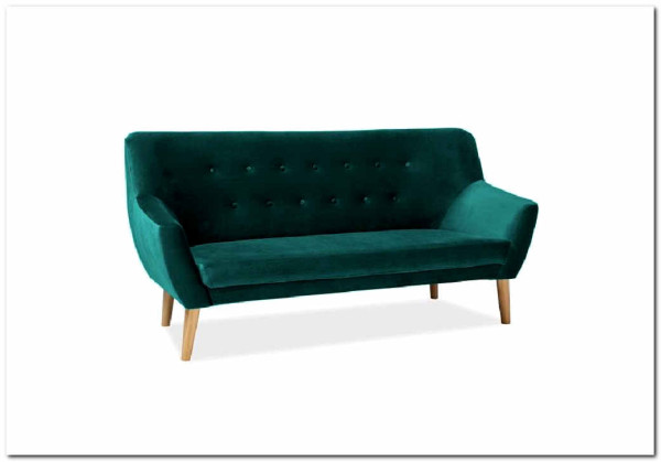 Диван Signal NORDIC 3 Velvet Bluvel 78 зеленый заказать по цене 72 022 руб. в Омске