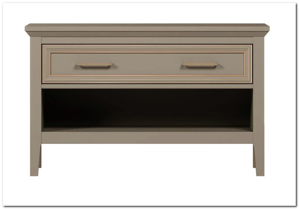 Тумба для обуви Classic KOM1S/95 глиняный серый BRW заказать по цене 17 700 руб. в Омске