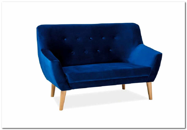 Диван Signal NORDIC 2 Velvet Bluvel 86 синий заказать по цене 57 602 руб. в Омске