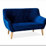 Диван Signal NORDIC 2 Velvet Bluvel 86 синий заказать по цене 57 602 руб. в Омске