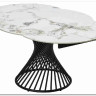 Стол BUENO 120 GLOSS GOLDEN JADE SOLID CERAMIC / BLACK, DISAUR заказать по цене 108 700 руб. в Омске