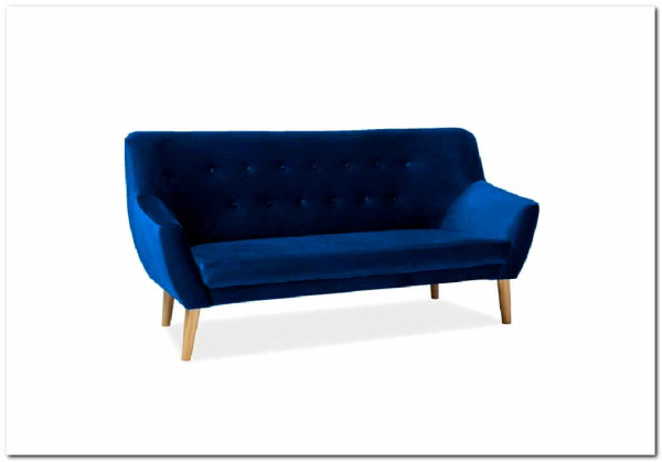 Диван Signal NORDIC 3 Velvet Bluvel 86 синий заказать по цене 67 577 руб. в Омске