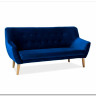 Диван Signal NORDIC 3 Velvet Bluvel 86 синий заказать по цене 67 577 руб. в Омске