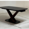 Стол BLANCO 160 MATT BLACK MARBLE SOLID CERAMIC / Орех, DISAUR заказать по цене 102 000 руб. в Омске