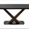 Стол BLANCO 160 MATT BLACK MARBLE SOLID CERAMIC / Орех, DISAUR заказать по цене 102 000 руб. в Омске