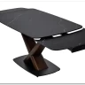 Стол BLANCO 160 MATT BLACK MARBLE SOLID CERAMIC / Орех, DISAUR заказать по цене 106 800 руб. в Омске