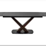 Стол BLANCO 160 MATT BLACK MARBLE SOLID CERAMIC / Орех, DISAUR заказать по цене 106 800 руб. в Омске