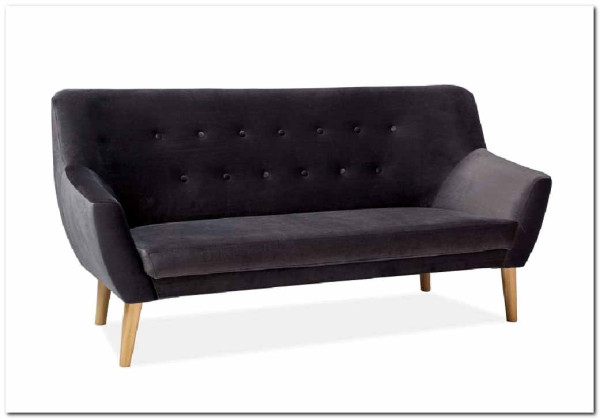 Диван Signal NORDIC 3 Velvet Bluvel 14 серый заказать по цене 72 022 руб. в Омске