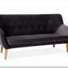 Диван Signal NORDIC 3 Velvet Bluvel 14 серый заказать по цене 72 022 руб. в Омске