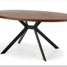 Стол обеденный Halmar LOCARNO (ореховый/черный) заказать по цене 44 604 руб. в Омске