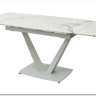 Стол ALATRI 120 GLOSS STATUARIO WHITE SINTERED STONE / WHITE заказать по цене 79 600 руб. в Омске