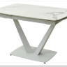 Стол ALATRI 120 GLOSS STATUARIO WHITE SINTERED STONE / WHITE заказать по цене 79 600 руб. в Омске