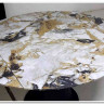 Стол TERAMO 135 GLOSS GRAND JADE SOLID CERAMIC, керамика, поворотн.механизм / Черный каркас, DISAUR заказать по цене 56 970 руб. в Омске