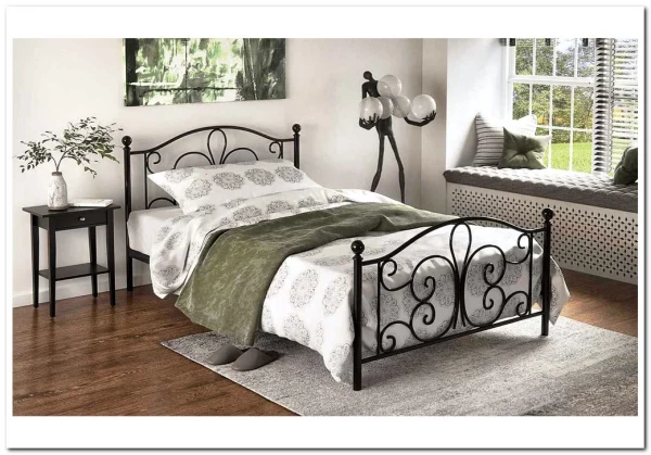 Кровать HALMAR PANAMA (черный) 120/200 заказать по цене 26 448 руб. в Омске