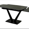 Стол ALATRI 120 MATT GOLDEN BLACK SINTERED STONE / BLACK заказать по цене 0 руб. в Омске